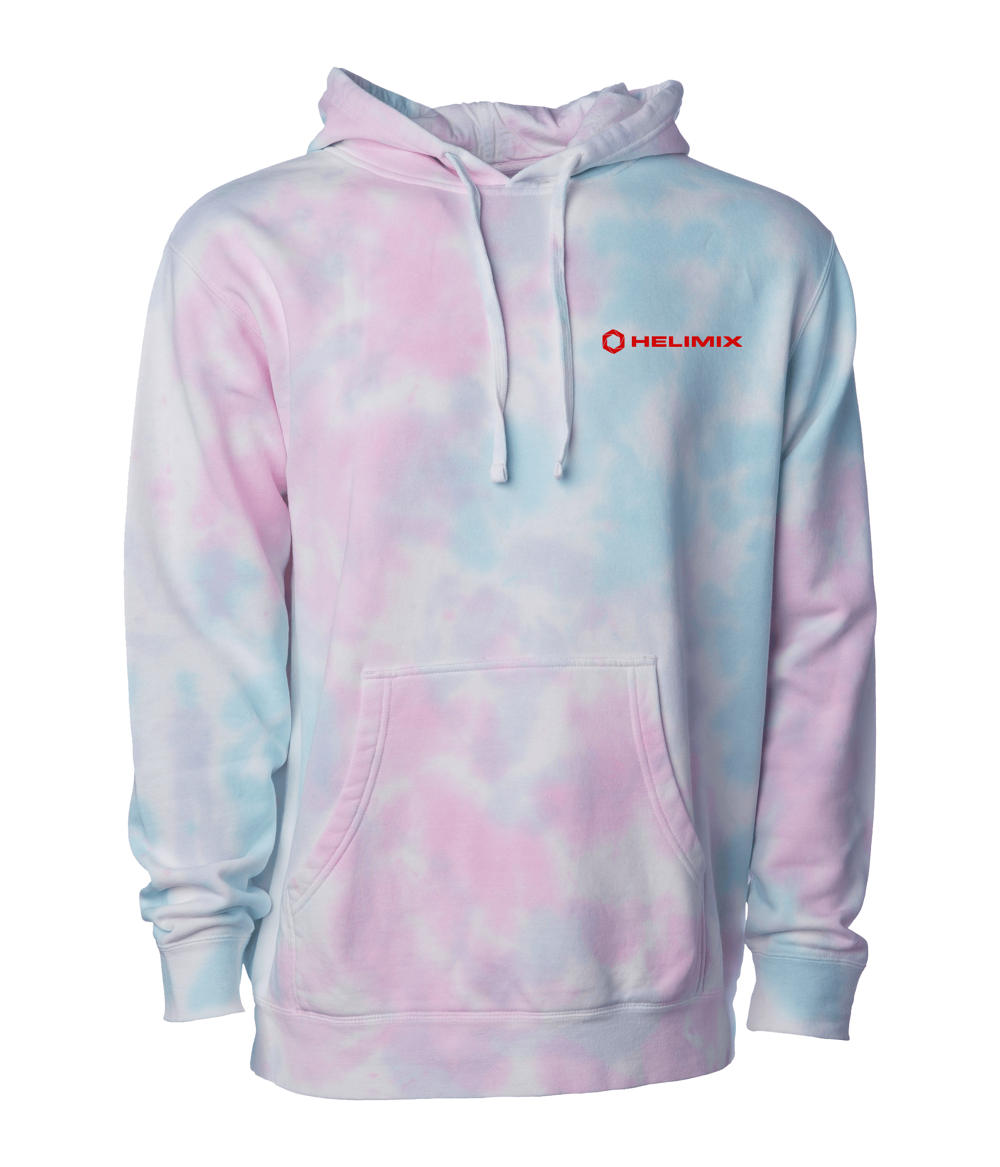 Helimix Cotton Candy Midweight Tie Dye Hooded Pullover
