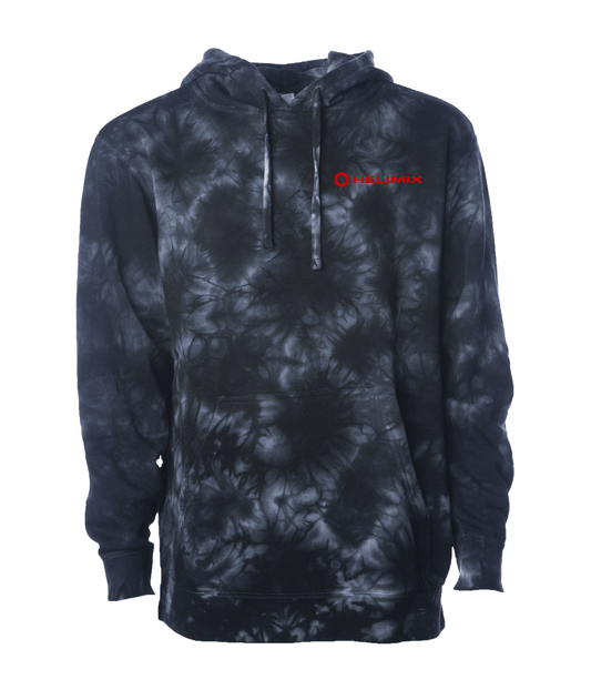 Helimix Dark Midweight Tie Dye Hooded Pullover