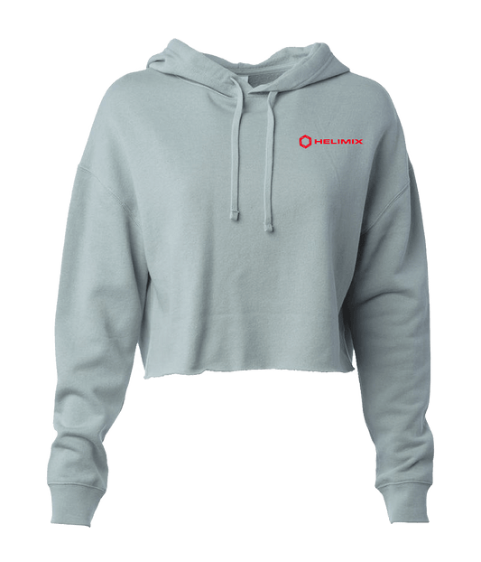 Helimix Light Weight Sage Crop Hooded Pullover