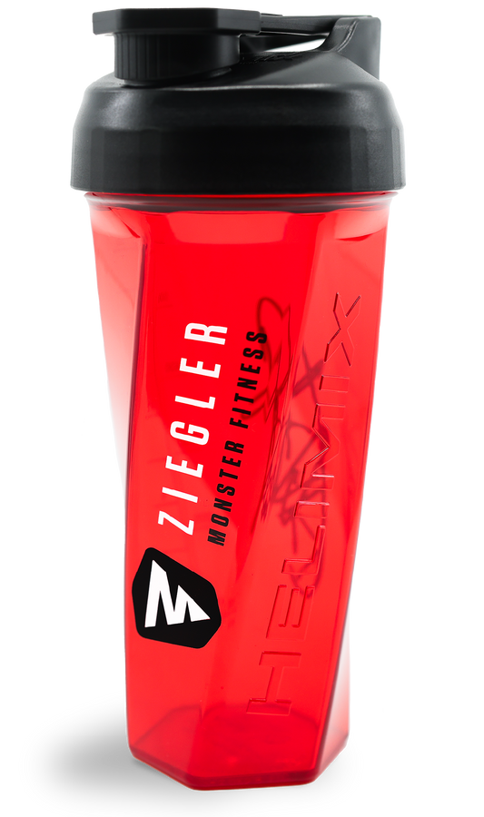 Helimix Shaker Bottle - No Mixing Ball, Vortex Design, Leak-Proof, Durable - David Ziegler Signature Helimix / 28oz