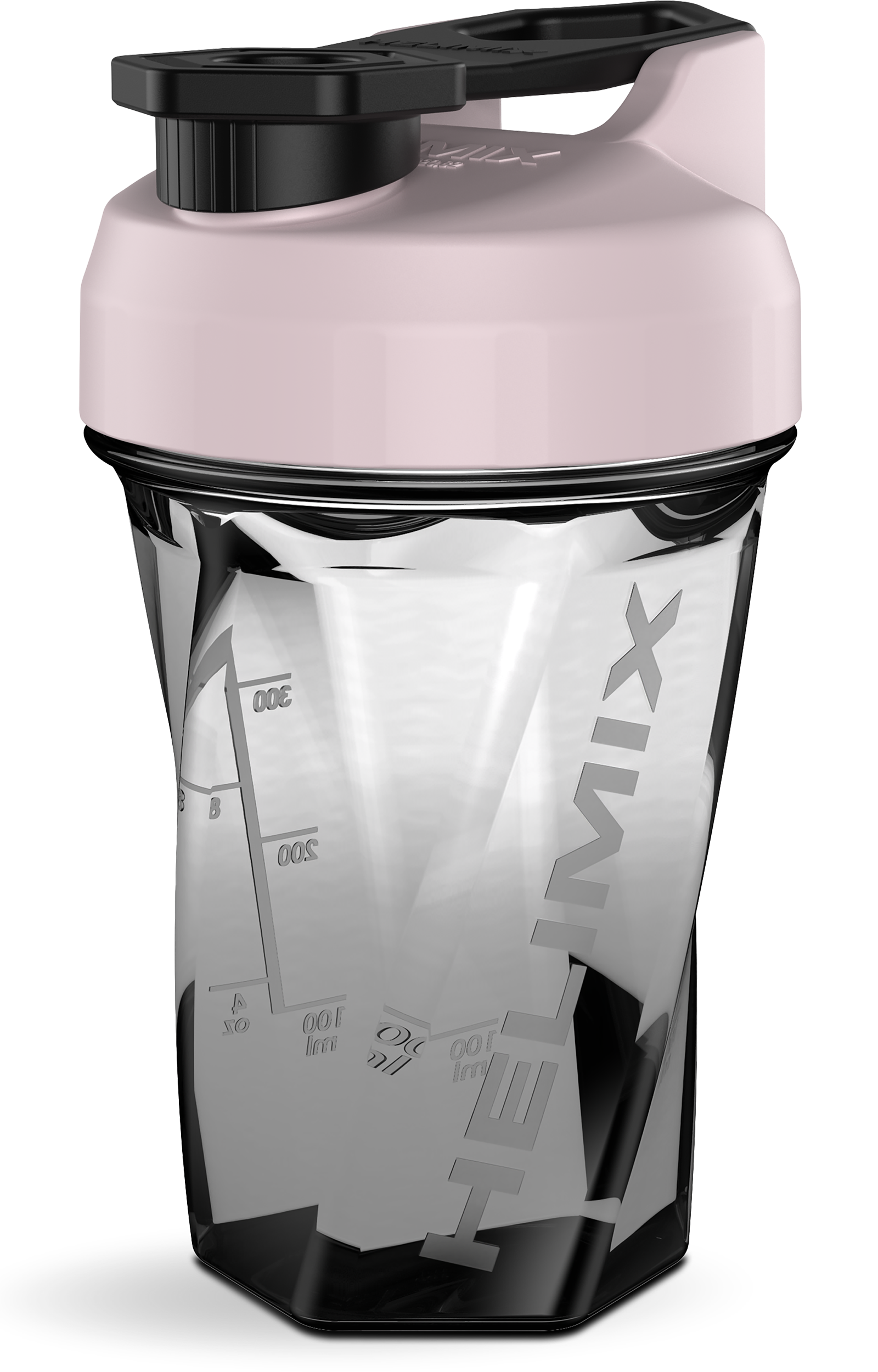 Bubblegum / 20oz Helimix Shaker Bottle - No Mixing Ball, Vortex Design, Leak-Proof, Durable