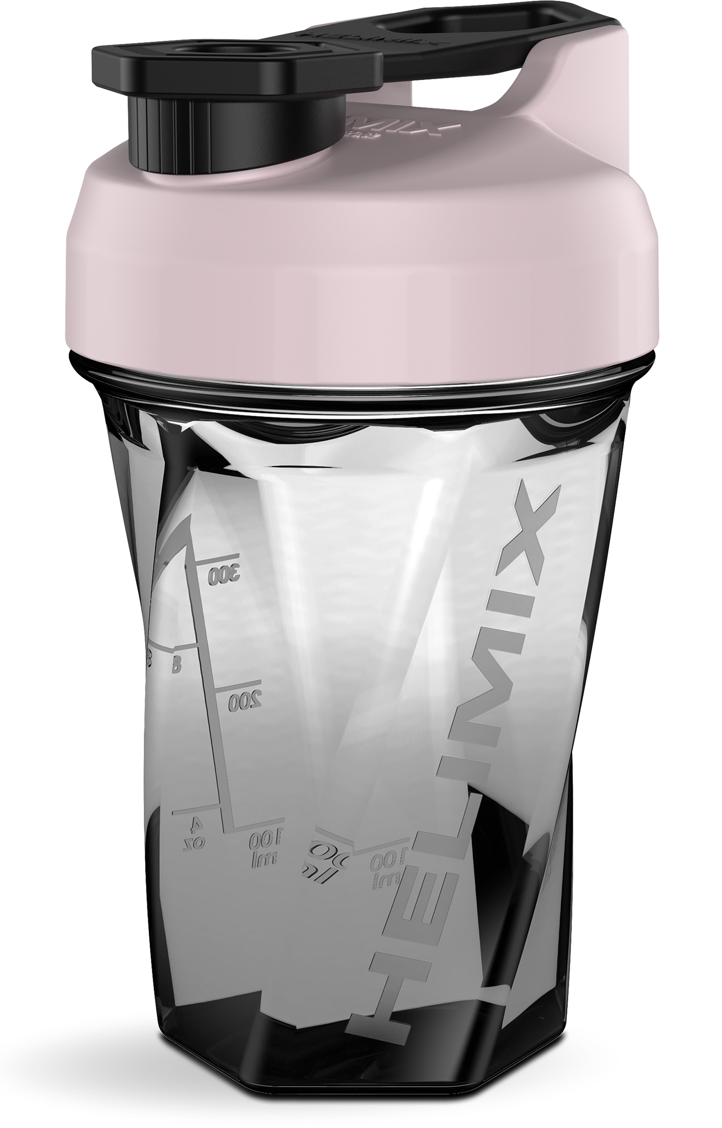 Bubblegum / 20oz Helimix Shaker Bottle - No Mixing Ball, Vortex Design, Leak-Proof, Durable