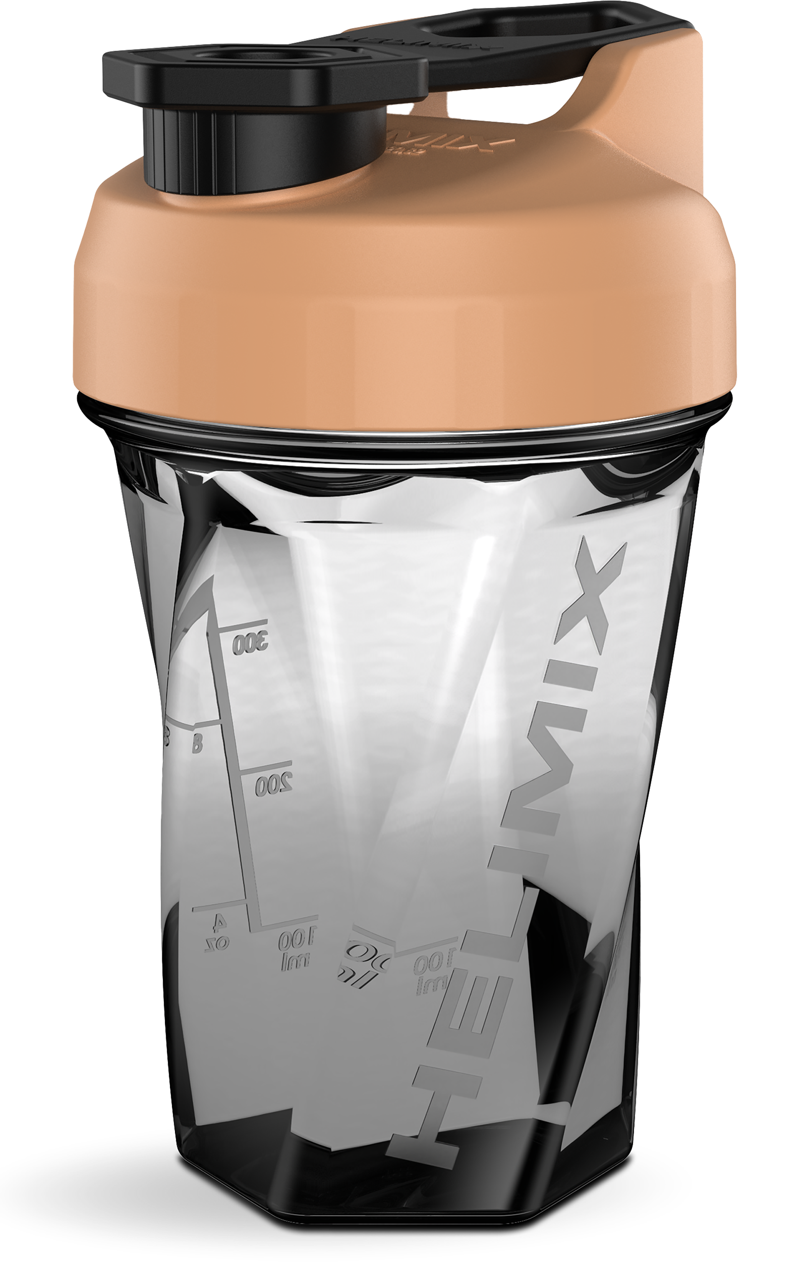 Dreamsicle / 20oz / Helimix Shaker Bottle - No Mixing Ball, Vortex Design, Leak-Proof, Durable