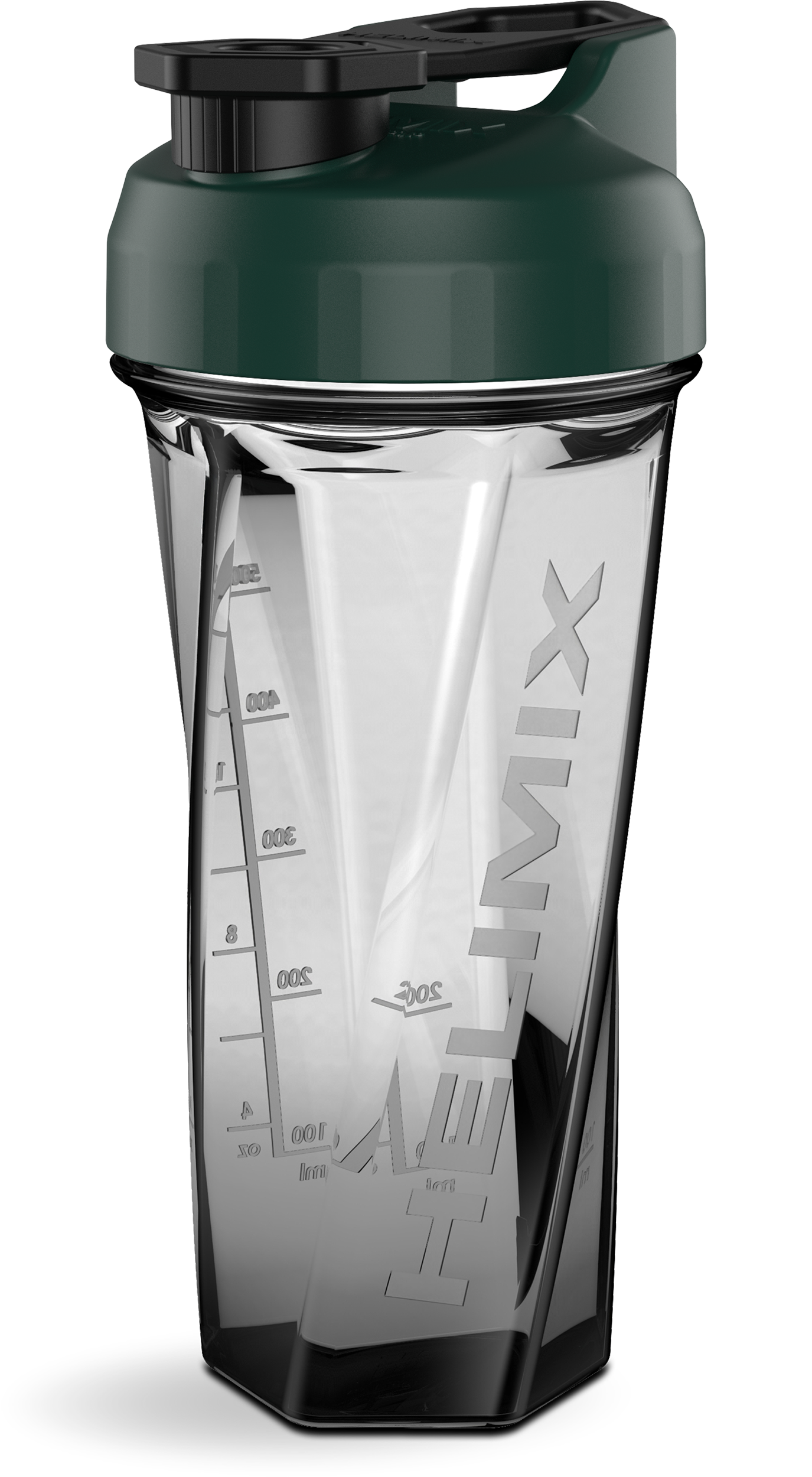 Evergreen / 28oz Helimix Shaker Bottle - No Mixing Ball, Vortex Design, Leak-Proof, Durable