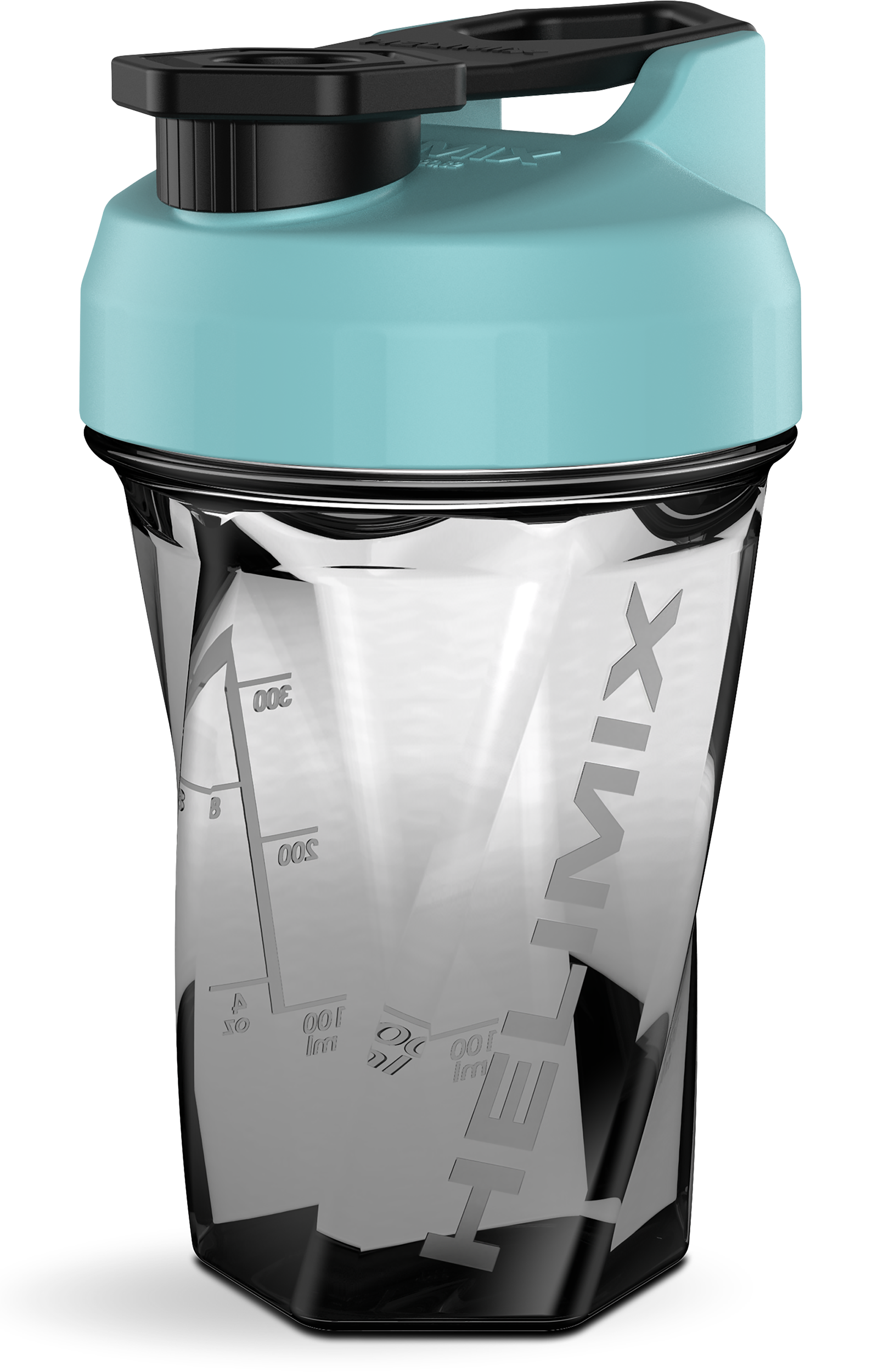 Island Paradise / 20oz / Helimix Shaker Bottle - No Mixing Ball, Vortex Design, Leak-Proof, Durable