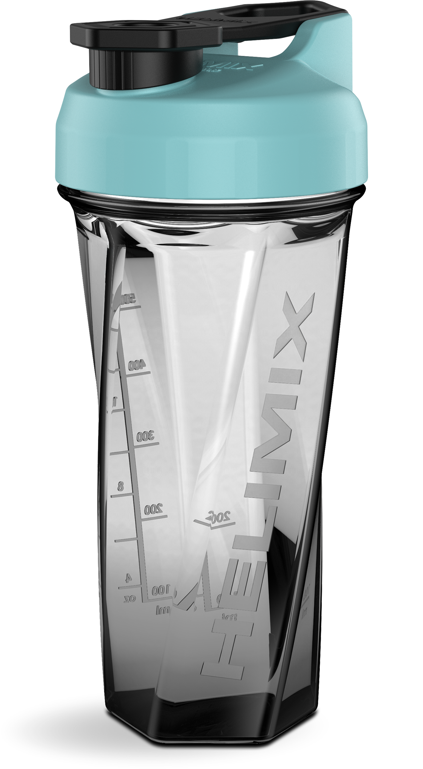 Island Paradise / 28oz Helimix Shaker Bottle - No Mixing Ball, Vortex Design, Leak-Proof, Durable