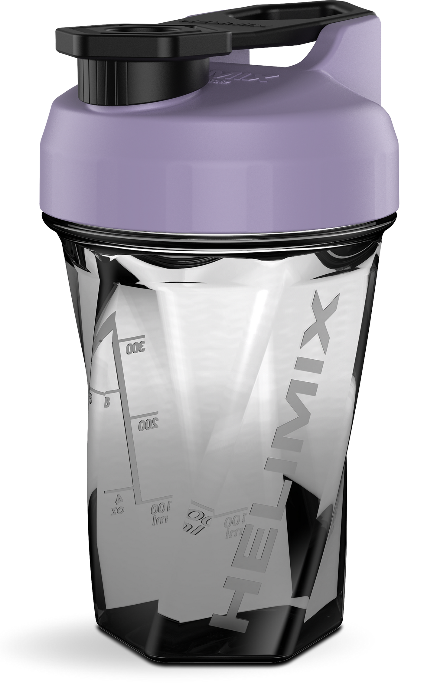 Lilac / 20oz / Helimix Shaker Bottle - No Mixing Ball, Vortex Design, Leak-Proof, Durable