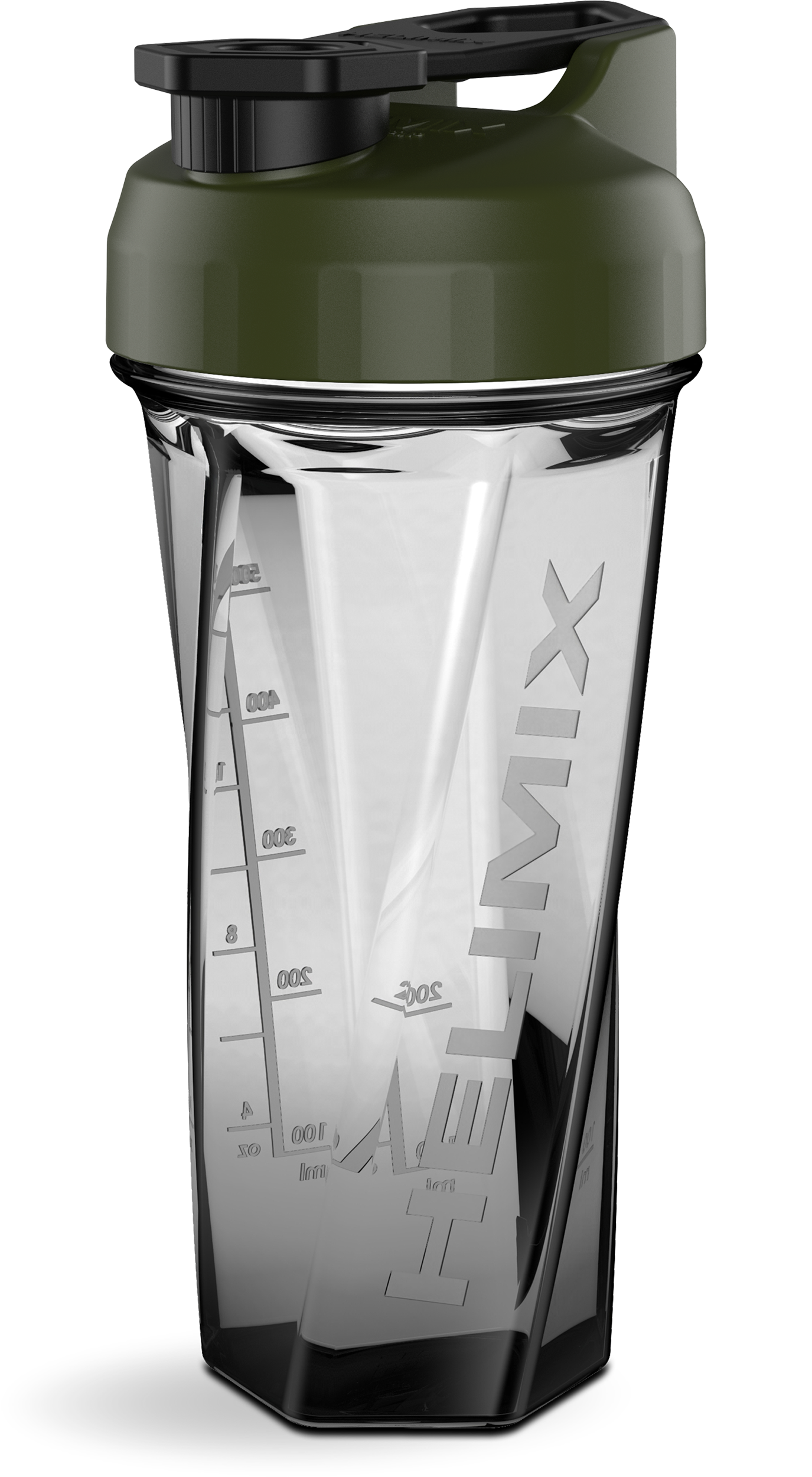 OD Green / 28oz / Helimix Shaker Bottle - No Mixing Ball, Vortex Design, Leak-Proof, Durable