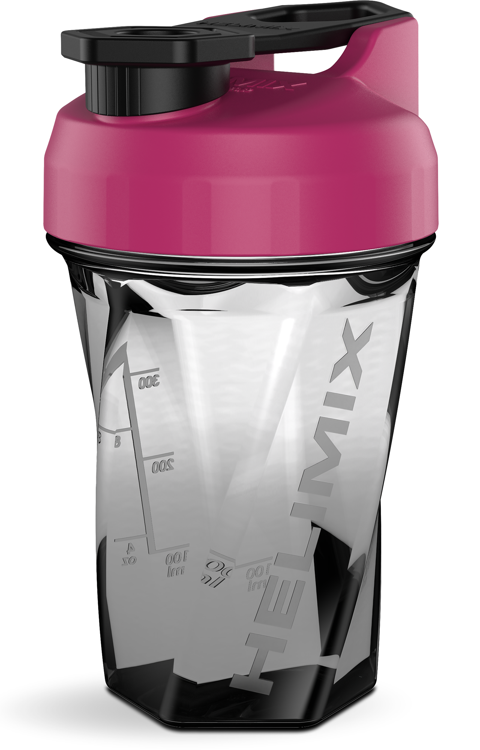 Pink Yarrow / 20oz Helimix Shaker Bottle - No Mixing Ball, Vortex Design, Leak-Proof, Durable