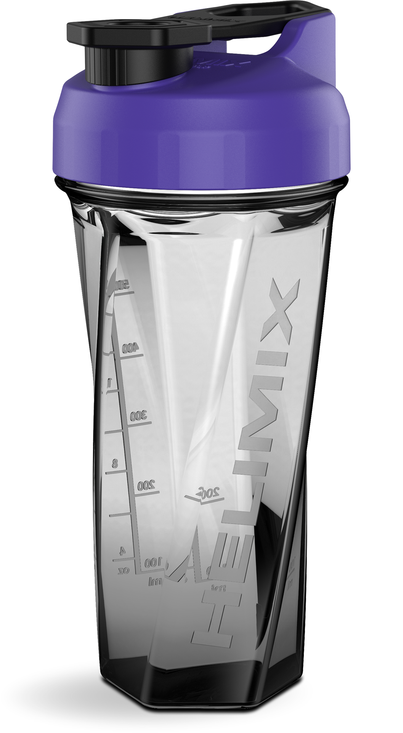 Purple / 28oz Helimix Shaker Bottle - No Mixing Ball, Vortex Design, Leak-Proof, Durable