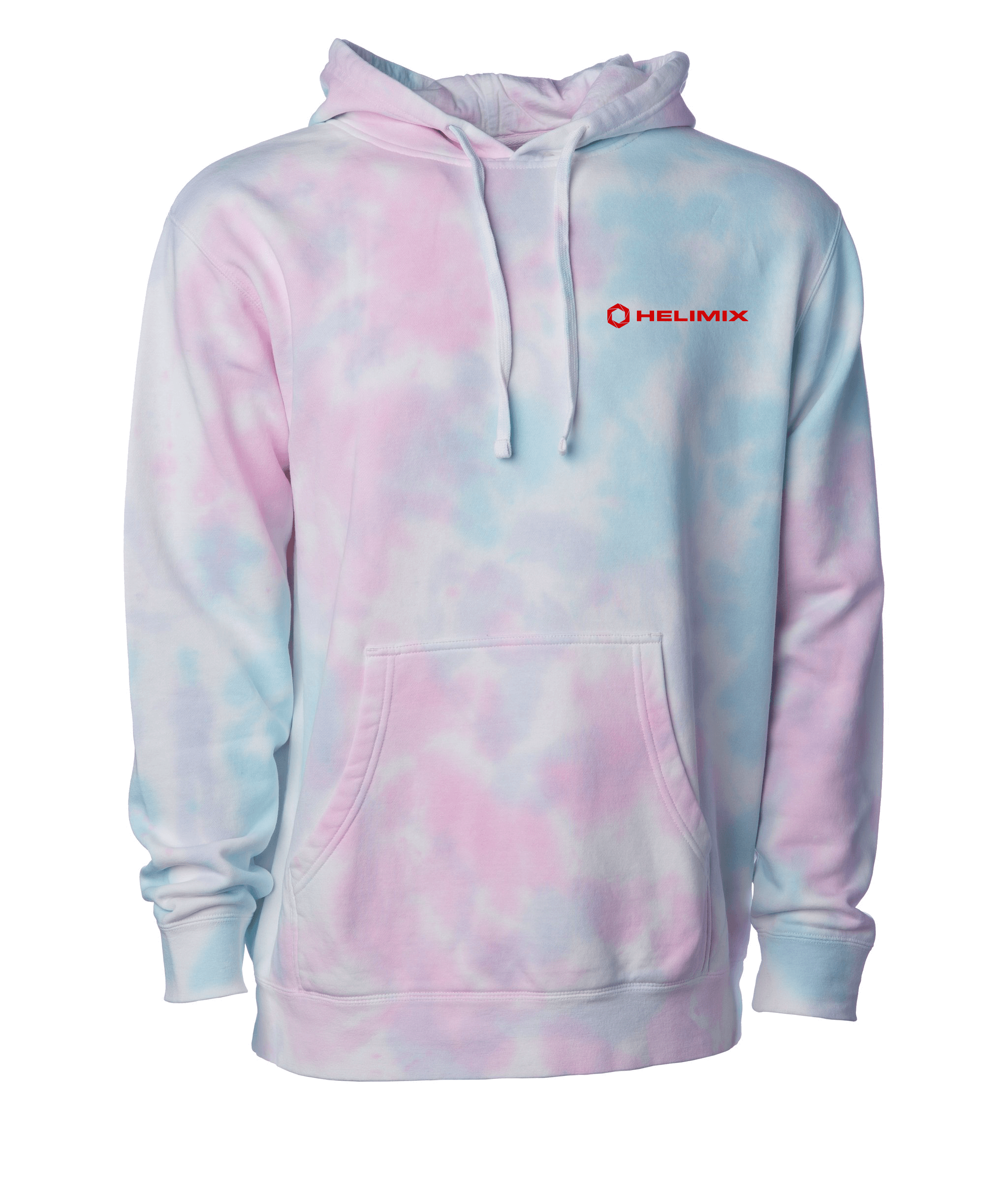 Helimix Cotton Candy Midweight Tie Dye Hooded Pullover